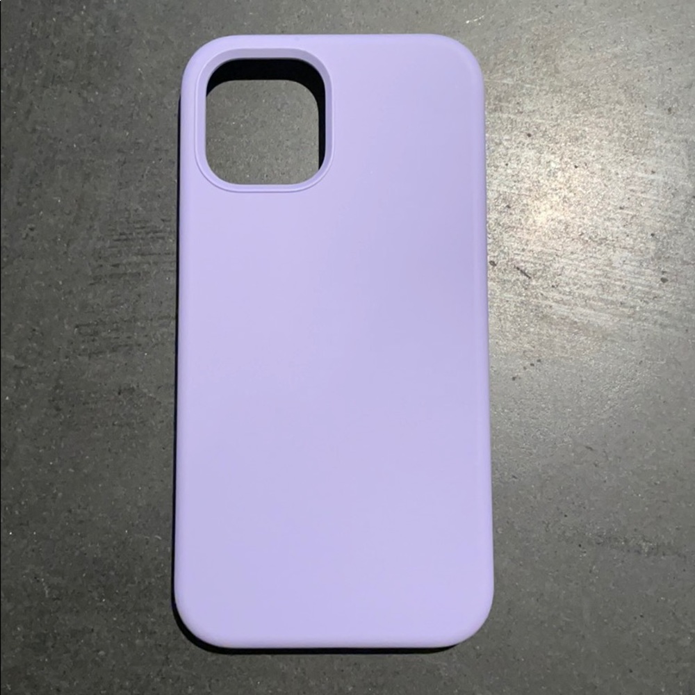 Lilac iPhone 12 and 12 pro phone case